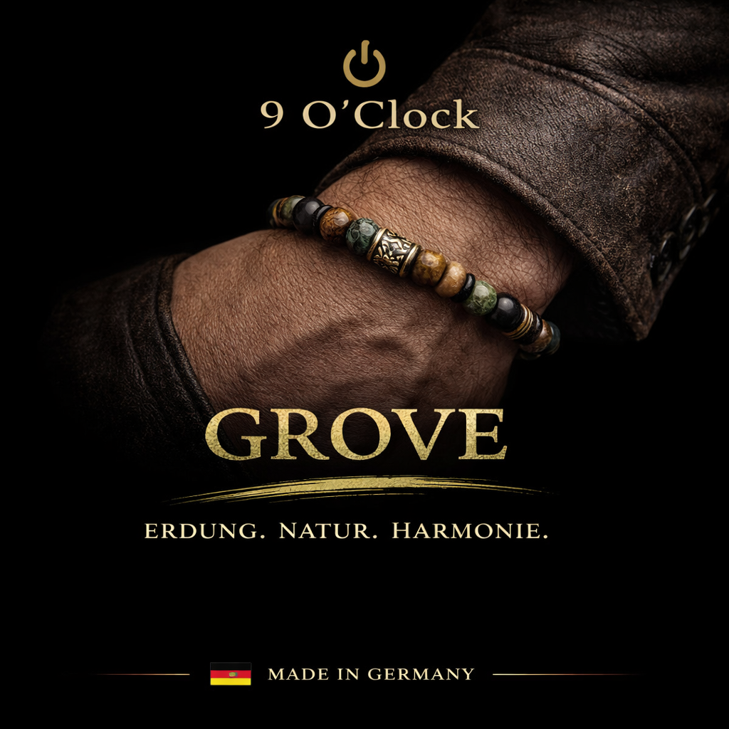 Perlenarmband Herren – GROVE a composition of natural balance