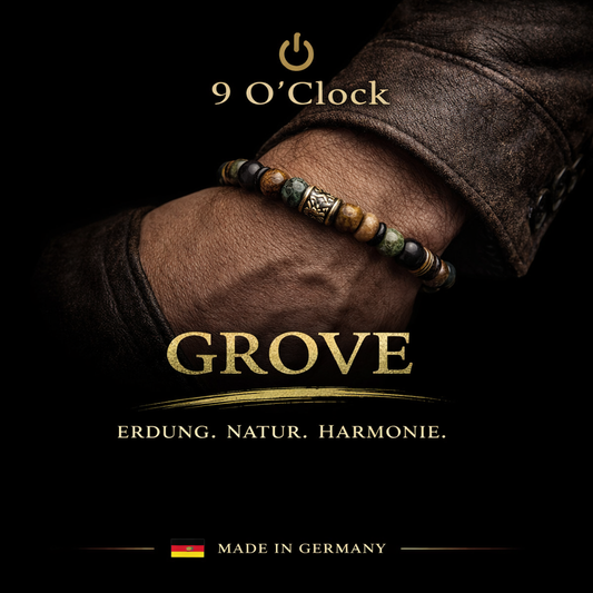 Perlenarmband Herren – GROVE a composition of natural balance