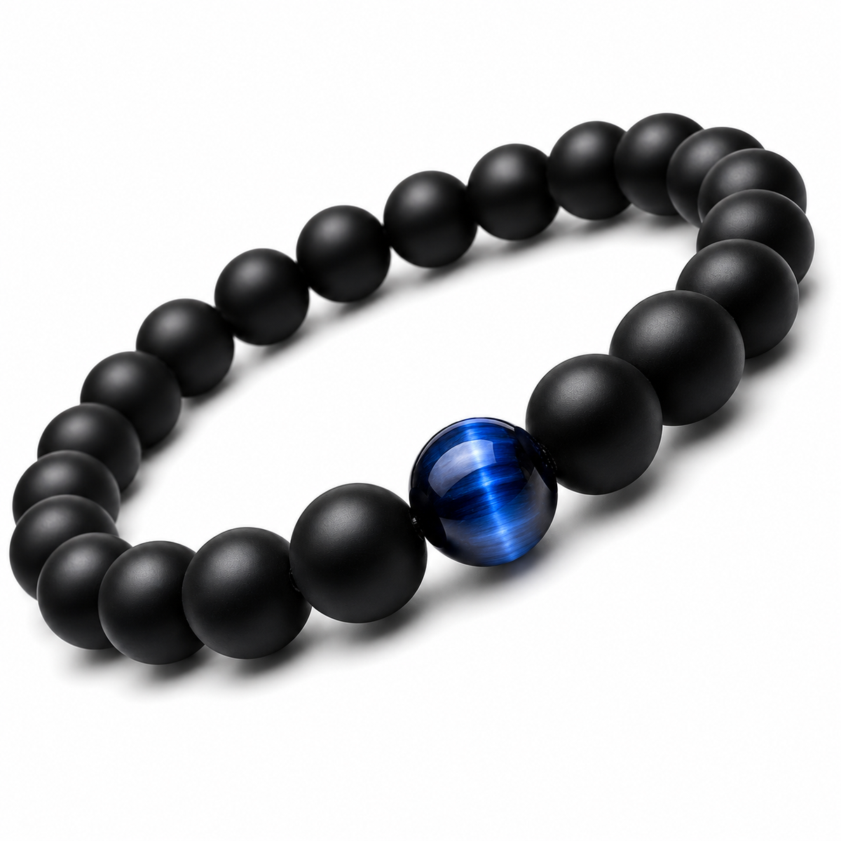 ECLIPSE – Herrenarmband Onyx Matt Schwarz | 9 O'Clock®