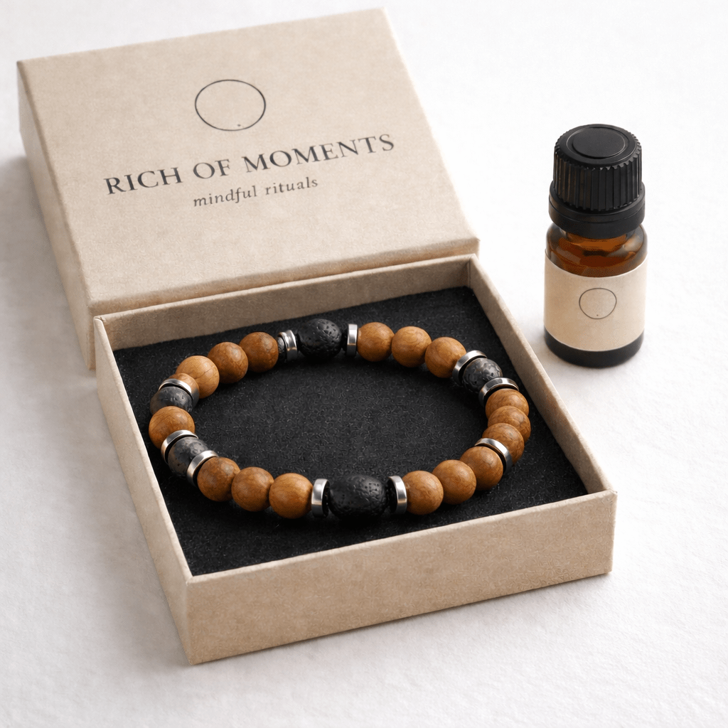 Duftarmband – Perlenarmband für Damen - Dein persönlicher Wohlfühlmoment für unterwegs - Rich of Moments