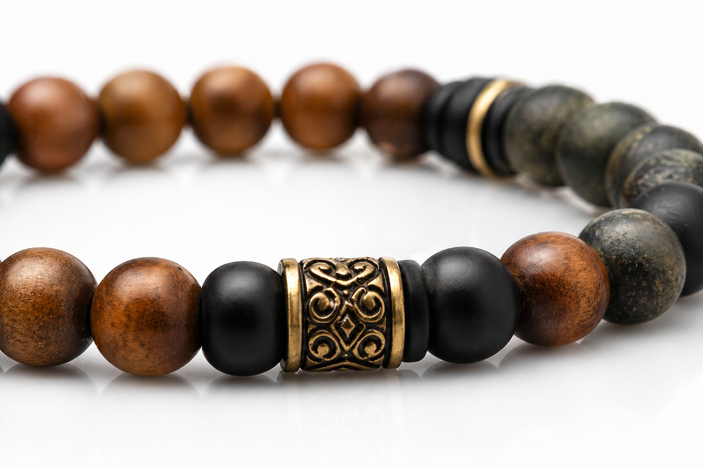 Perlenarmband Herren – GROVE a composition of natural balance