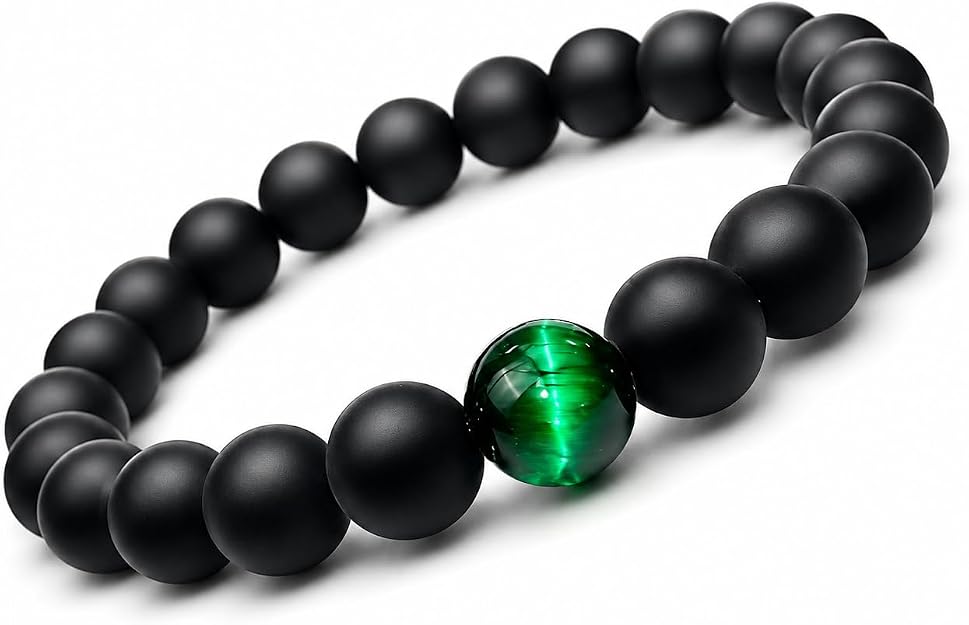 ECLIPSE – Herrenarmband Onyx Matt Schwarz | 9 O'Clock®